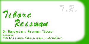 tiborc reisman business card